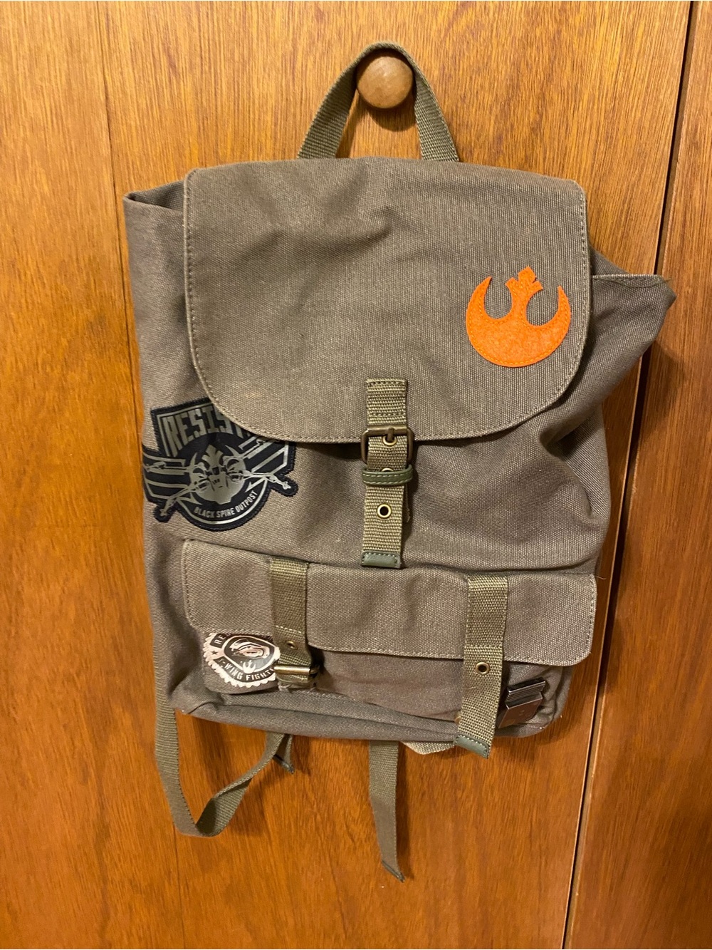 Star Wars Galaxy’s Edge Rebel Alliance Canvas Backpack Rucksack – Disney Parks